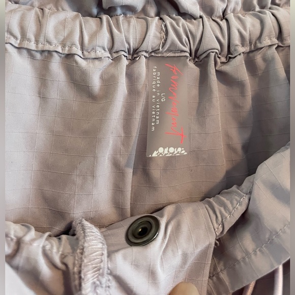 Free People Movement Off The Grid Solid Shorts Purple Grey Muave - Picture 4 of 4